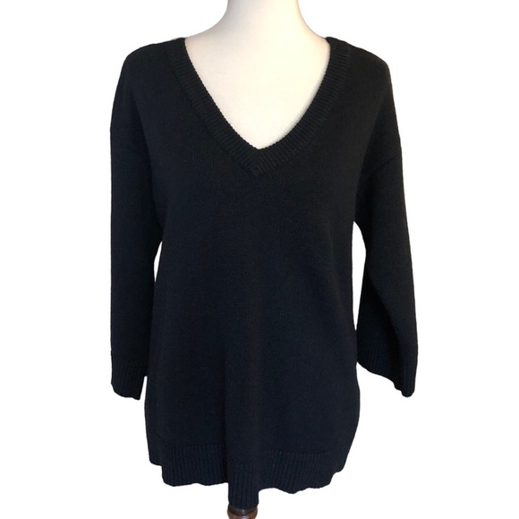 Canvas by Lands’ End Cashmere and Wool Sweater - Picture 1 of 6